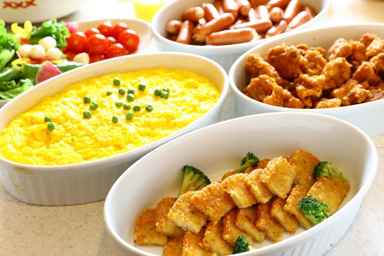 מלון Kyoto Umekoji Kadensho מראה חיצוני תמונה A selection of vegetarian dishes